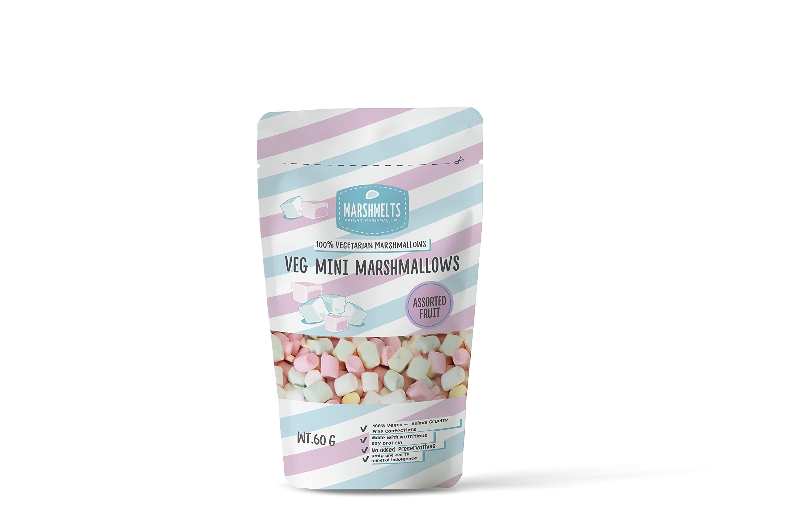 Buy MARSHMELTS GOURMET MARSHMALLOWS VEG MINI MARSHMALLOWS ASSORTED