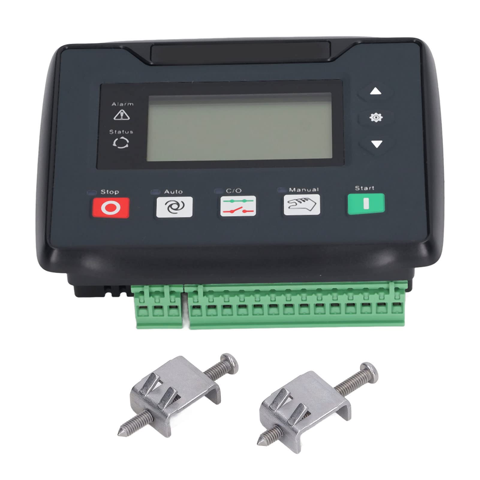 Fafeicy Generator Control Module Akrylowe LCD Sterownik Generatory DC8V