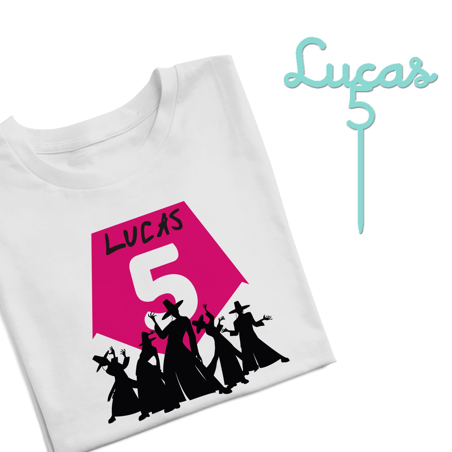 Evyre KPOP Birthday T-Shirt Personalised Name and Age with Topper Anniversary Cake Gift Party Huntrix Sajaboys Boys Girls Unisex Children's Sweatshirt (Star) — view 12