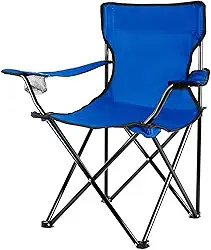 Cadeira Camping e Pesca Dobrável Com Porta Copos e Bolsa 120kg