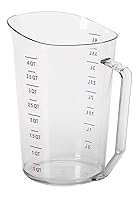 Vista 1 de Cambro (400MCCW135) 4 qt Liquid Measuring Cup - Camwear®