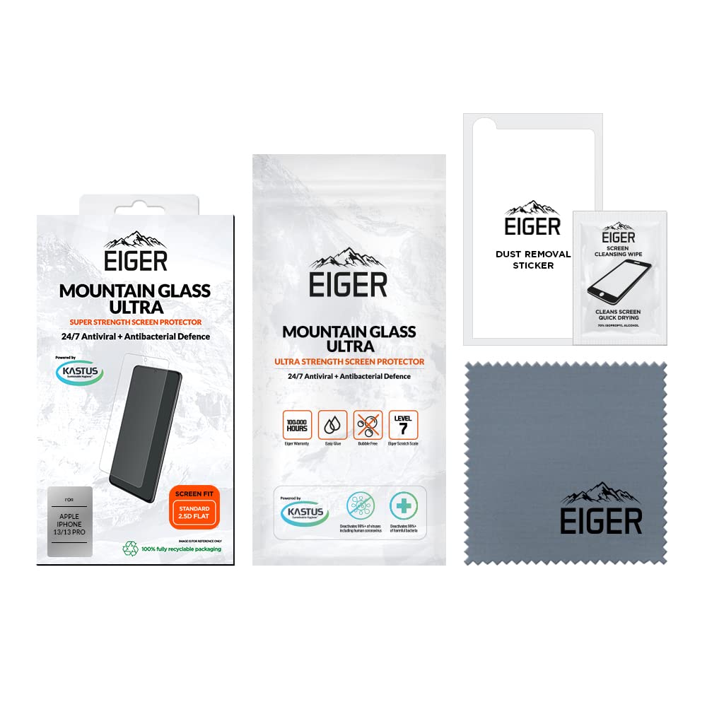 Eiger Vetro protettivo per display iPhone 12 Pro Max 2.5D a prezzo vantaggioso + spedizione gratuita