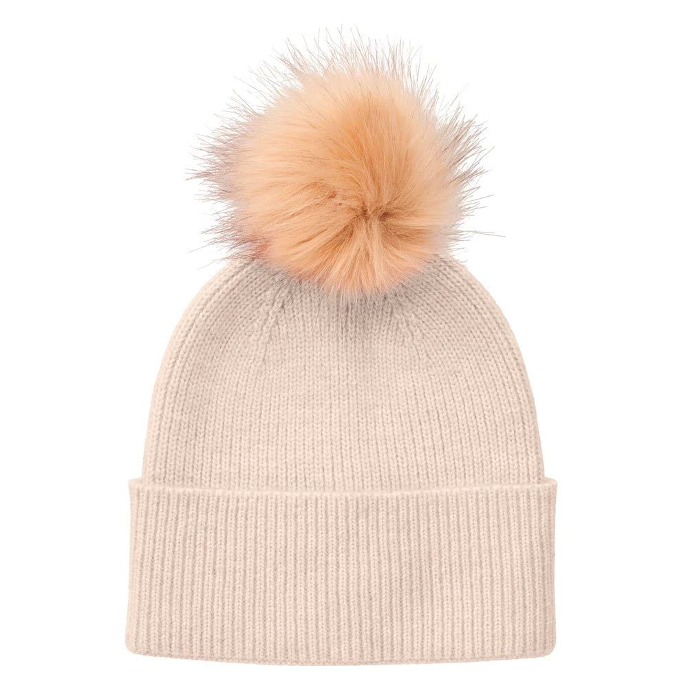 PIECES Women's Pcbina Wool Hood W. Fold Up Noos Bc Knitted Hat, Grey (Whitecap Gray), One Size Fits All