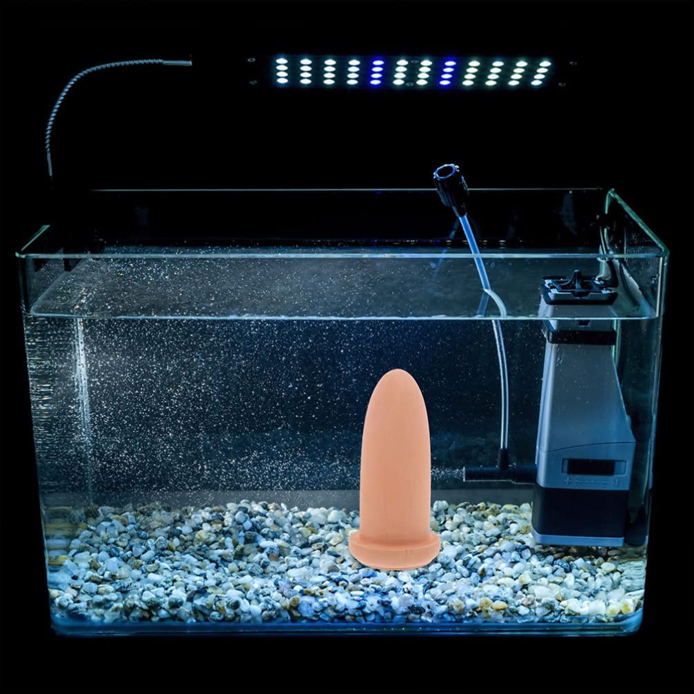 Zerodeko Aquarium Dekoration Mini- Fischzüchtungskegel H?hle Keramik- Laich- Rassenkegel für Diskusfische Engelsfischzüchtungskegel Hergestellt Natürlicher Keramik Ablaichkegel Skalare