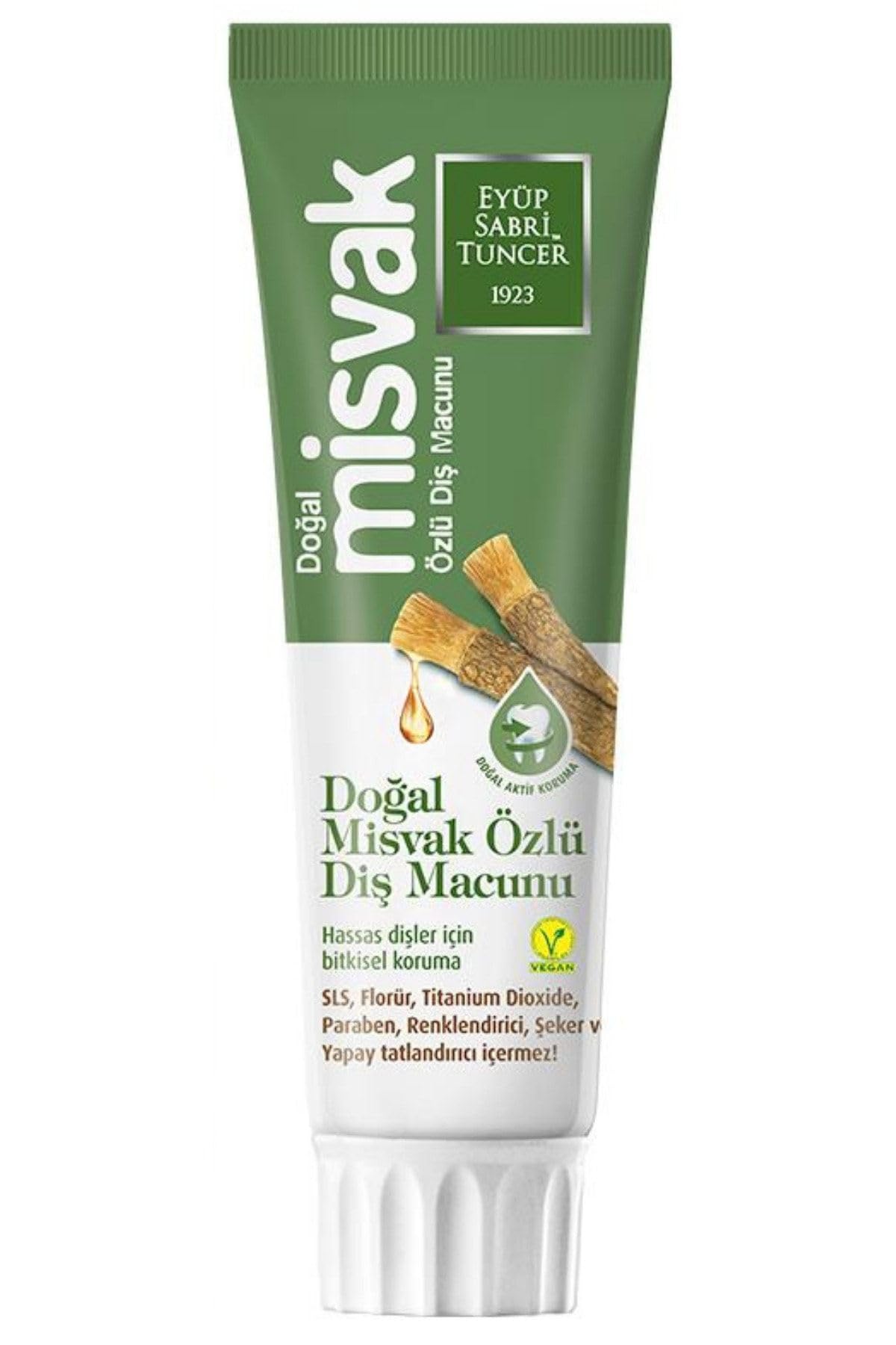 Eyüp Sabri Tuncer Doğal Misvak Özlü Diş Macunu 75 ML x 12