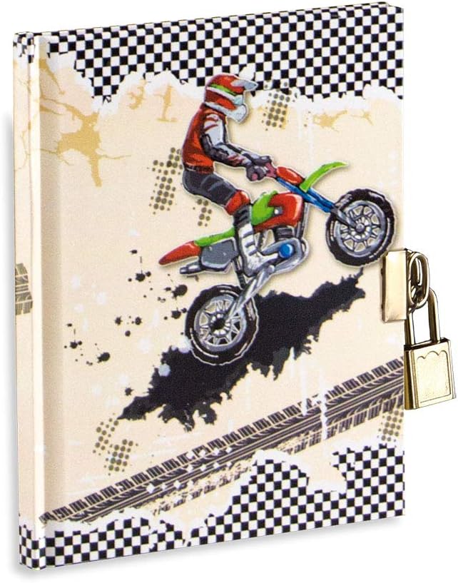Journal Intime Avec Cadenas Et 2 Clés - 14.5x18.5cm - 128 Pages Blanches - Idéal Secrets, Dessins Ou Souvenirs