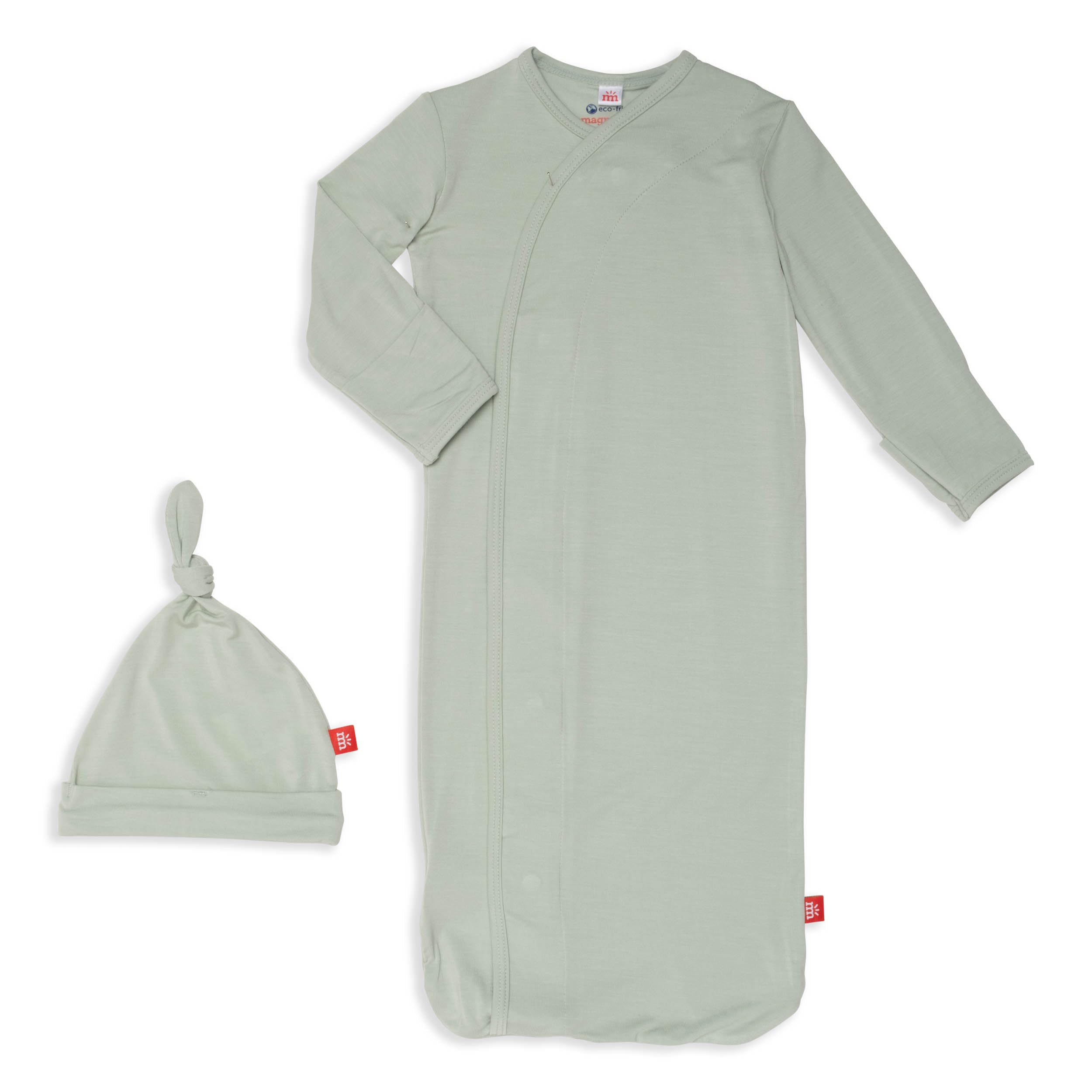Magnetic Me Modal Newborn Sleeper Gown &amp; Hat Set