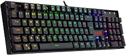 Teclado Gamer Redragon Mec Mitra Brown K551Rgb-1