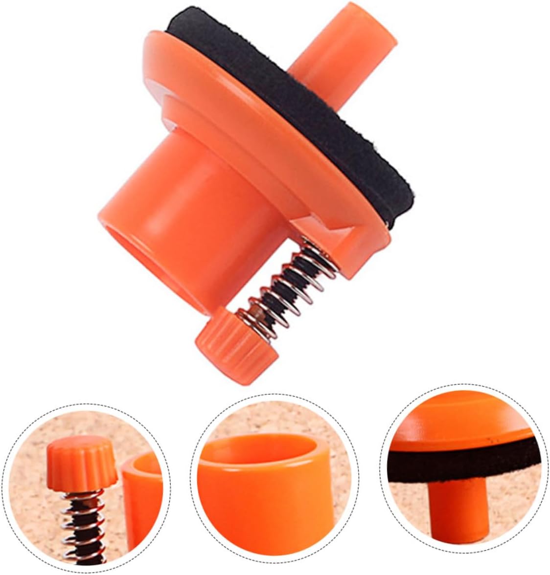ERINGOGO Orange Hi-Hat Cymbal Stand Holder for Drum Set, Lightweight