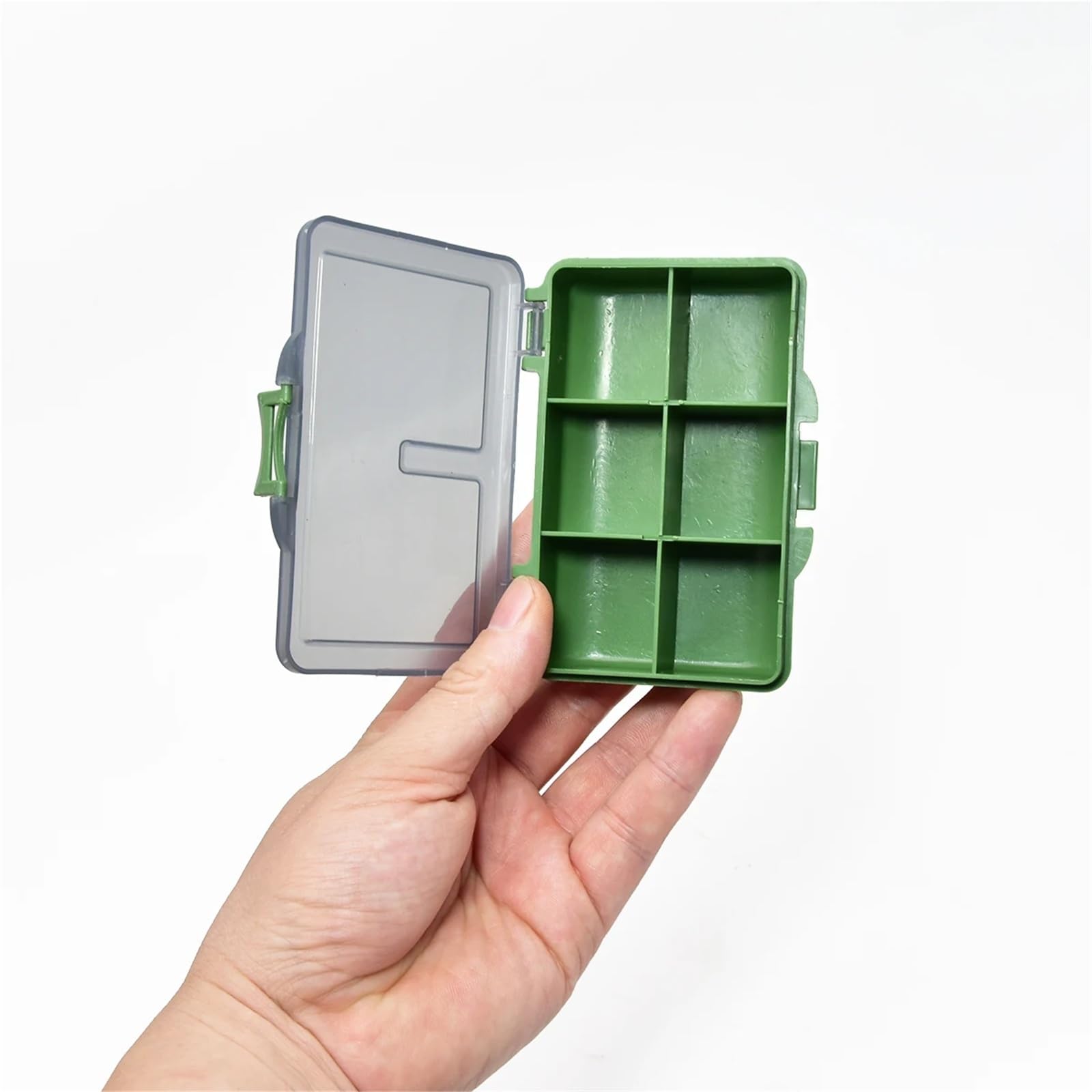 Scatola porta attrezzi da pesca portatile, organizer for ami, esche, esche, accessori for la pesca alla carpa(6PCS)