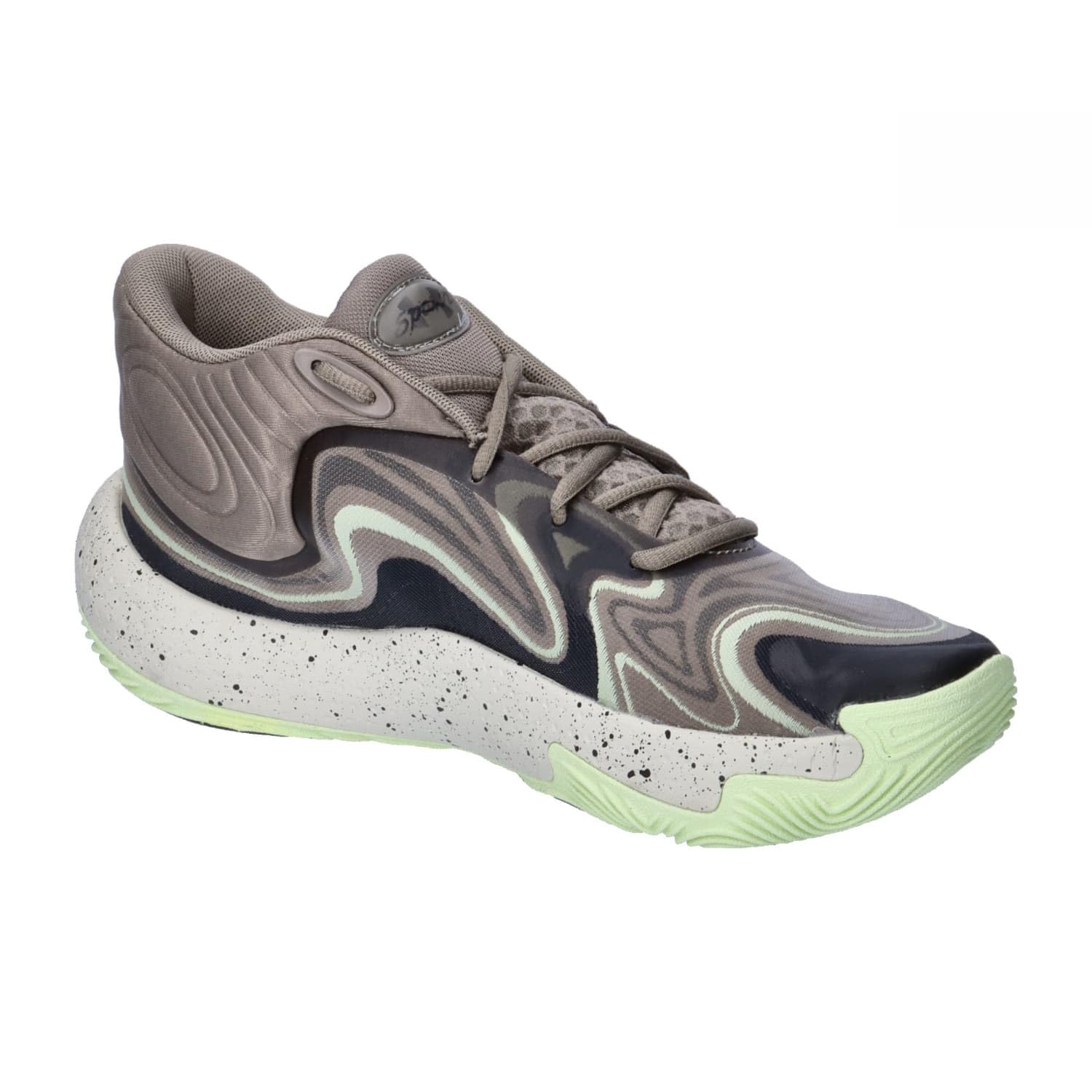 Under Armour Unisex buty do koszykówki Spawn 6 Mid Camo 3028338 Taupe Dusk/Black 41