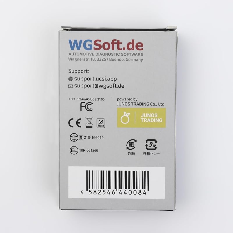 BODAC UniCarScan UCSI-2100 OBD2 Bluetooth 4.0 Adapter BimmerCode és MotoScan Alkalmazásokhoz - iOS, Android és Windows Kompatibilis Autódiag