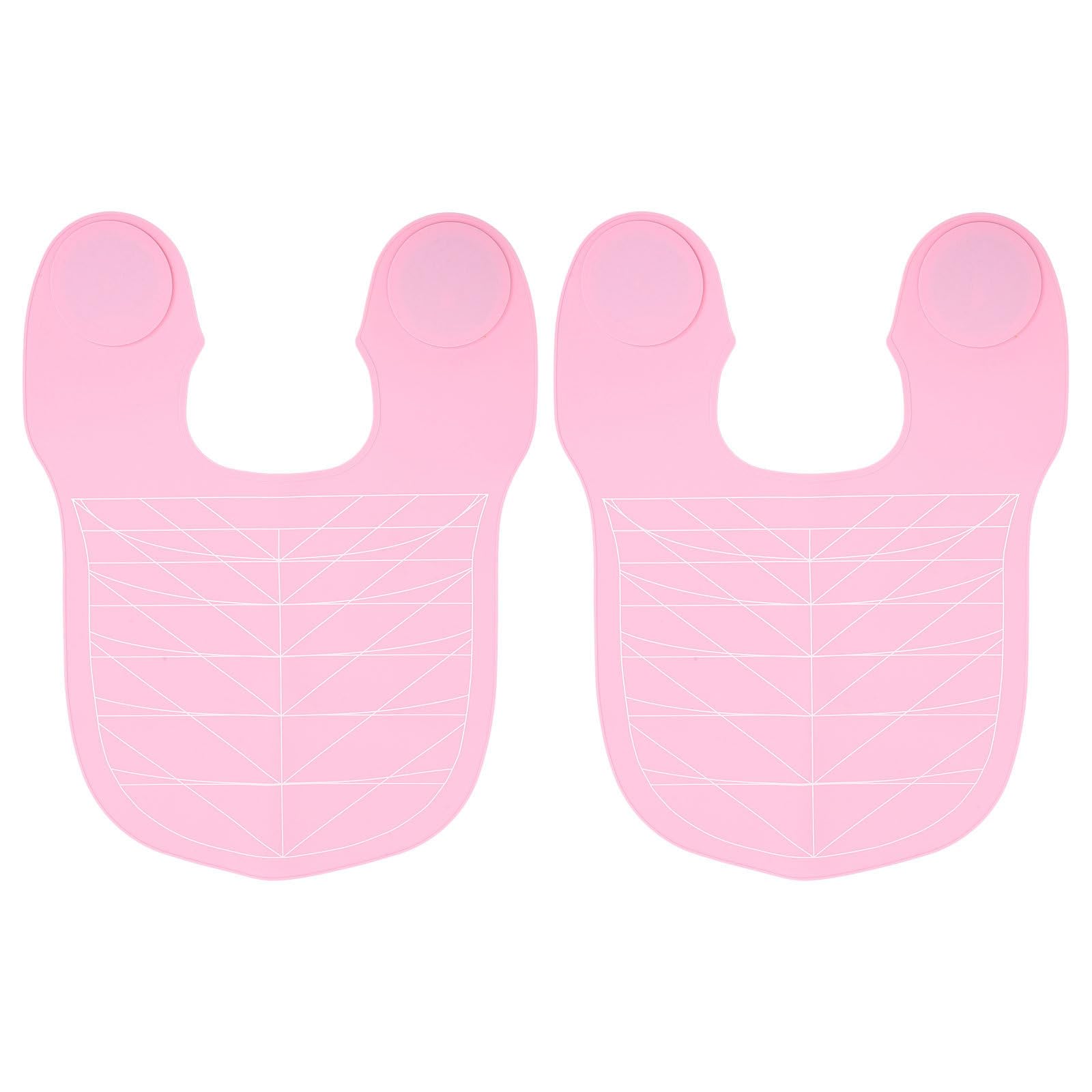 TOYANDONA 2 Pezzi Mantellina Parrucchiere in Silicone Rosa, Ampia,