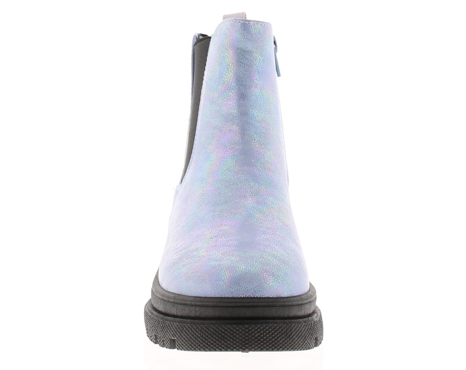Disney Stitch Character Mädchen Stiefeletten Mädchen Lila Glitzer Chelsea Boots