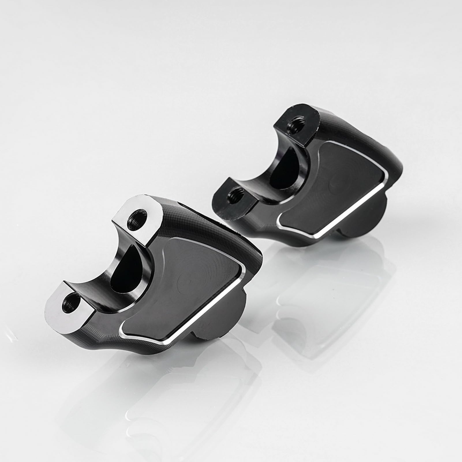 WOOGA Piezas modificadas para motocicleta Elevadores de manillar Kit de abrazadera de montaje de altura de 45 mm 25 mm hacia atrás Compatible con Ho&nda Rebel CMX 1100500/300/250 Accesorios 2017-2024