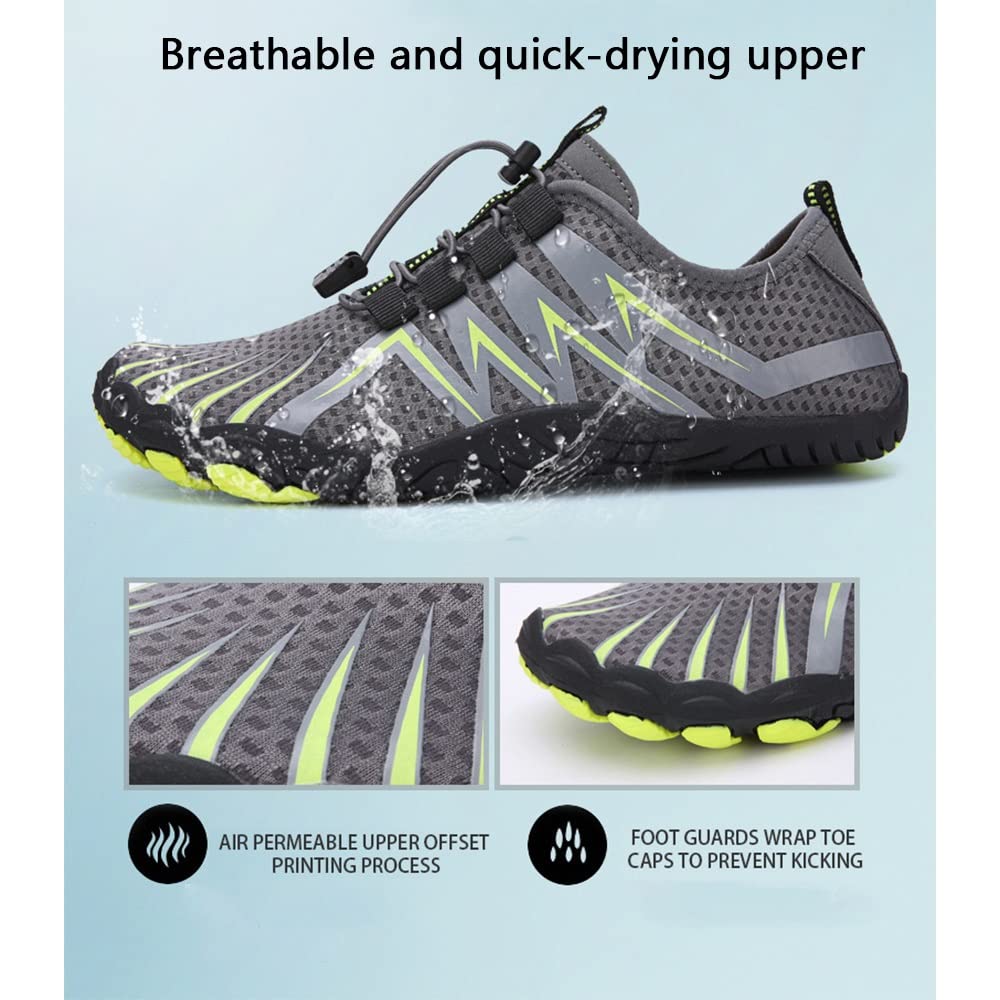 Wasserschuhe Für Frauen, Männer Strandschuhe Bunt Barfuß Schuhe Schnell Trocken Slip-on Für Strand, Schwimmbad, Tauchen, Yoga