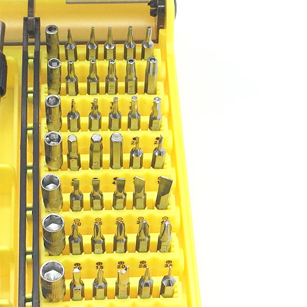 Mini precisión portátil 45 en 1 Electron Torx Juego de Herramientas de Destornillador magnético Juego de Herramientas de Mano Herramientas de reparación de Apertura