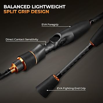 KastKing Zephyr Finesse Spinning & Casting Fishing Rods
