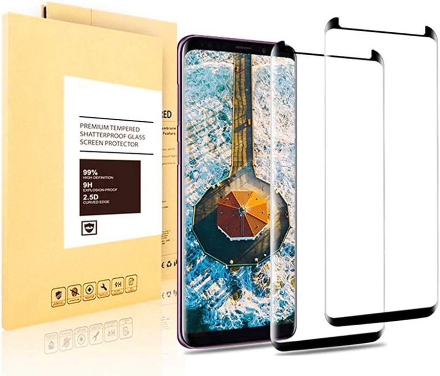 [3-Pack Tempered Glass Screen Protector for Apple iPhone 11 Pro, iPhone Xs and iPhone X