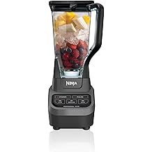 M&eacute;langeur professionnel Ninja 1000 W, technologie de broyage total - Smoothies, broyage de glace et amp&egrave;res ; fruits surgel&eacute;s, m&eacute;langeur de comptoir pleine taille, 72 oz. Pichet, noir et gris, BL610