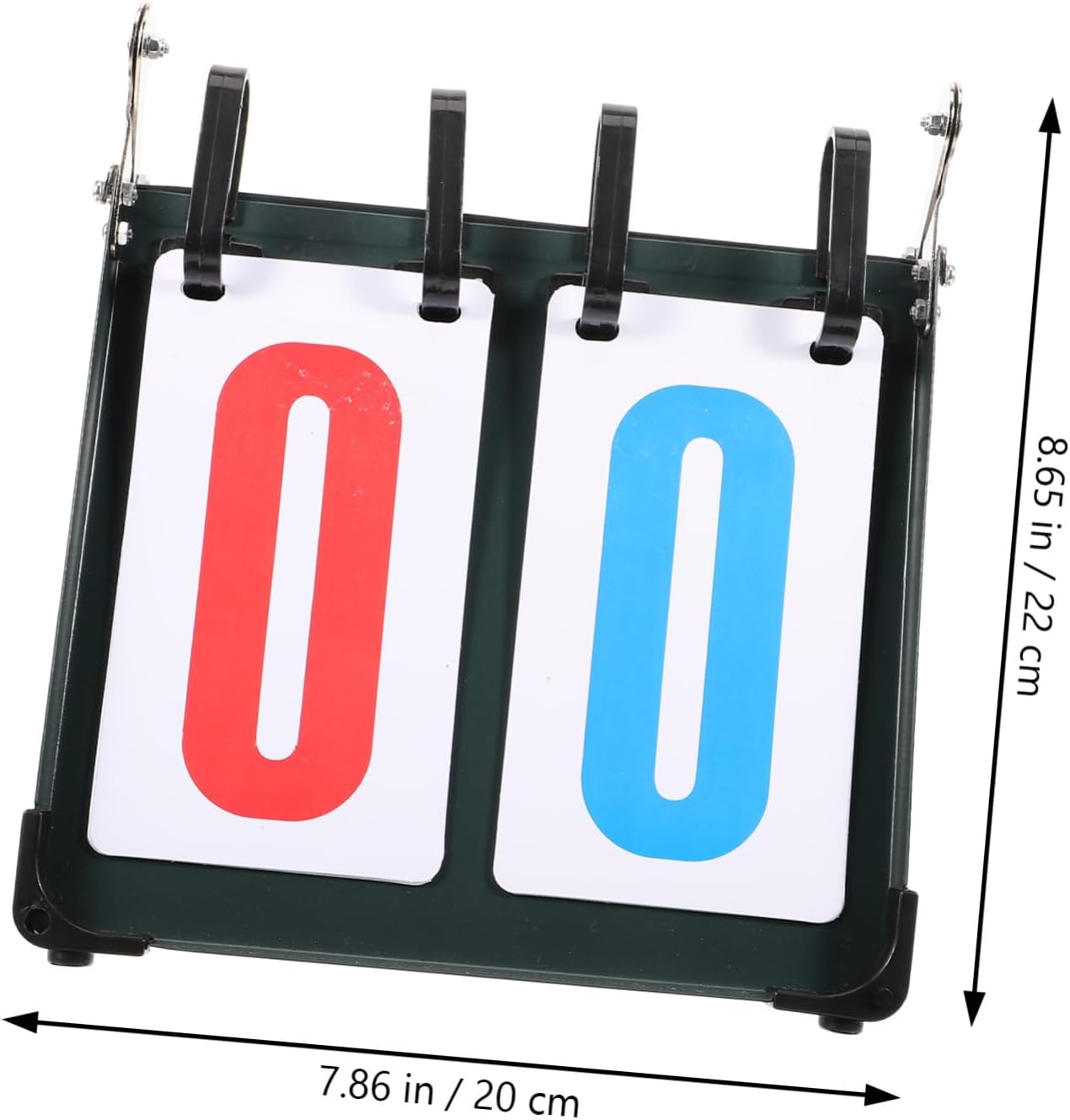 Scoreboard for Games Two- Score Recording Board High-Grade Steel Easy to Read for Basketball Football