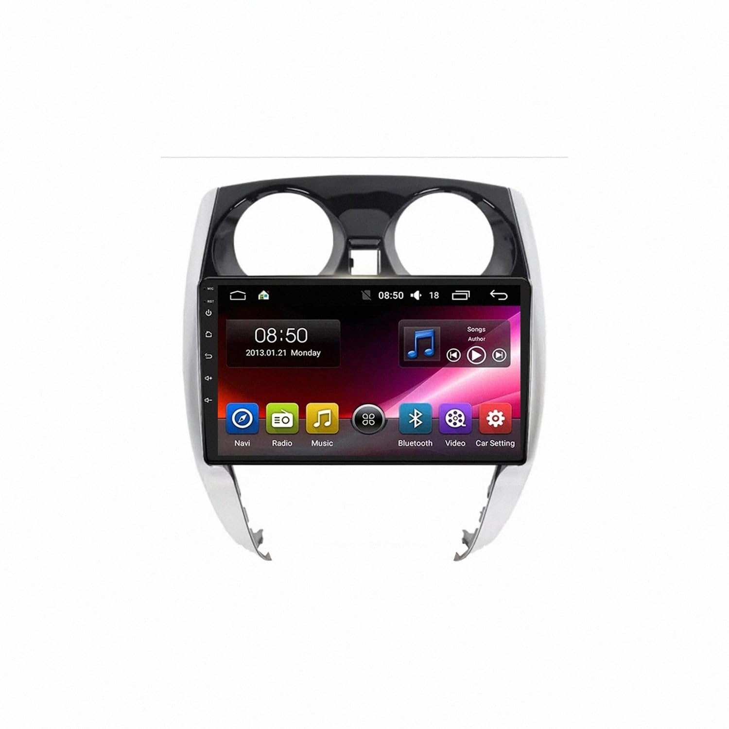 Navegación de video del automóvil para Nissan Note 2 E12 2012-2021 con Android Auto 8