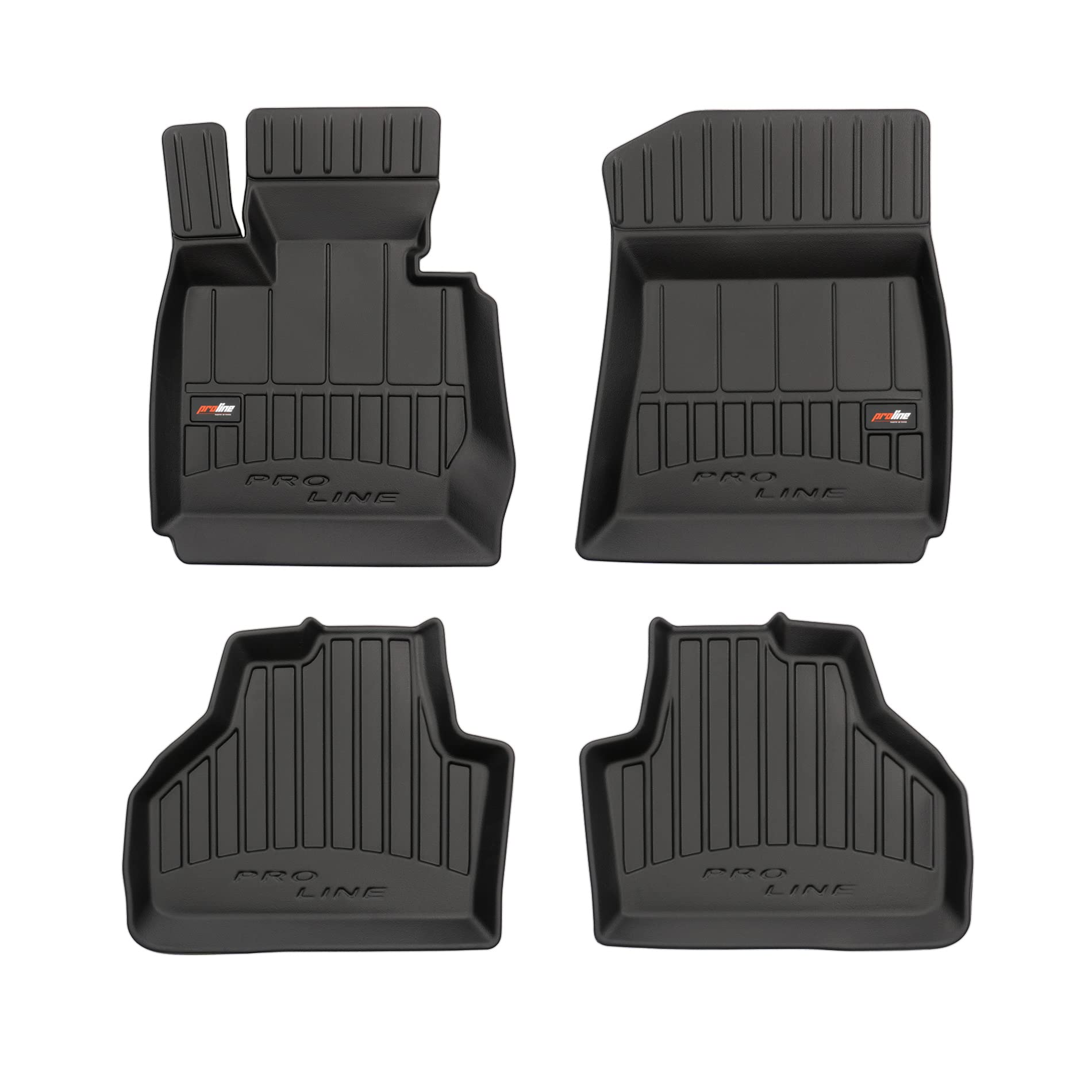 FROGUM ProLine 3D Esclusivi Tappetini auto in gomma su misura per BMW X3 F25 2010-2017 I I bordi più alti