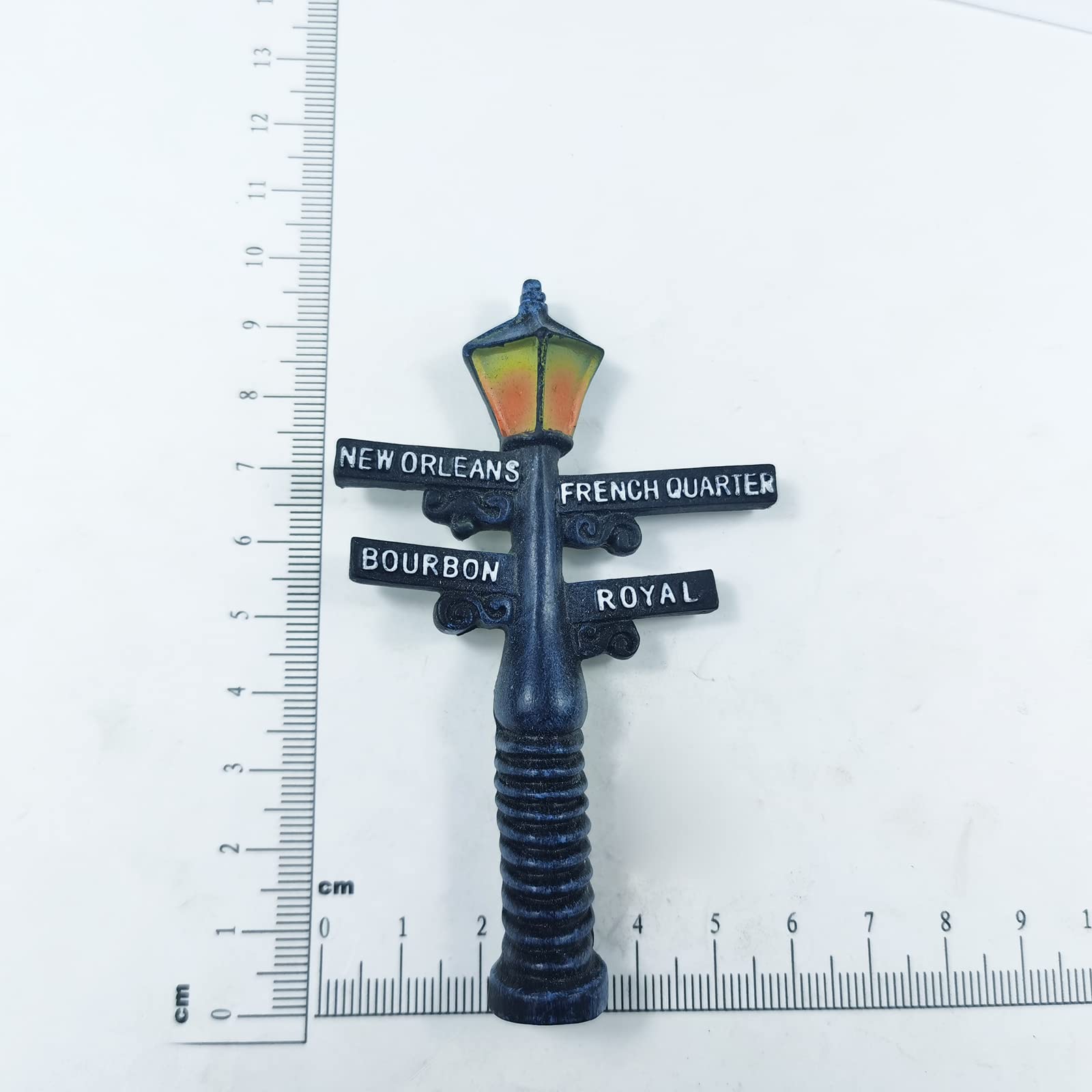 Aimant Décoratif 3D La Nouvelle-Orléans – Résine, 5,5x7,5 Cm, Souvenir USA, Décoration Frigo