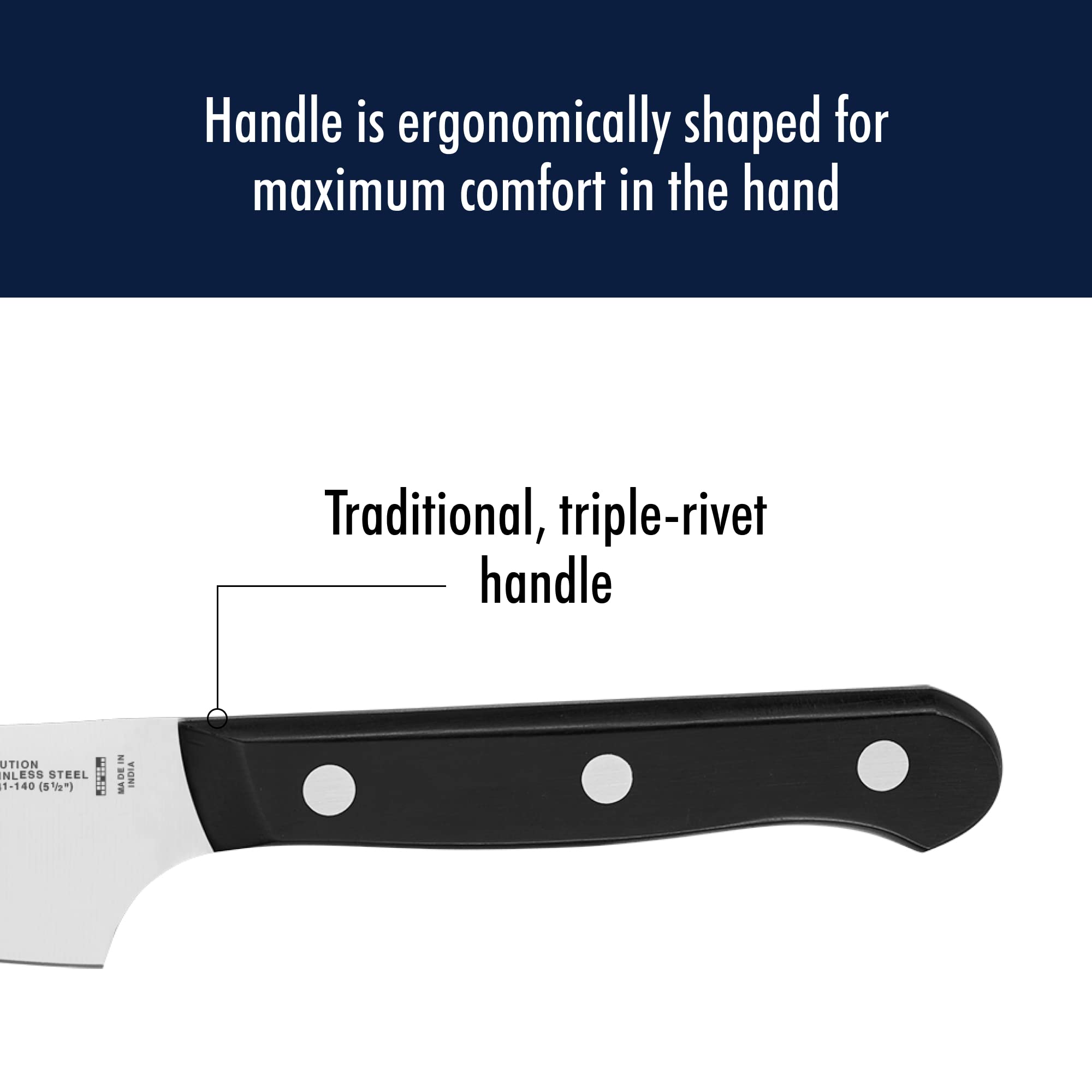 HENCKELS Solution Razor-Sharp 5.5-inch Compact Chef Knife, German Engineered Informed by 100+ Years of Mastery — Amazon image 5