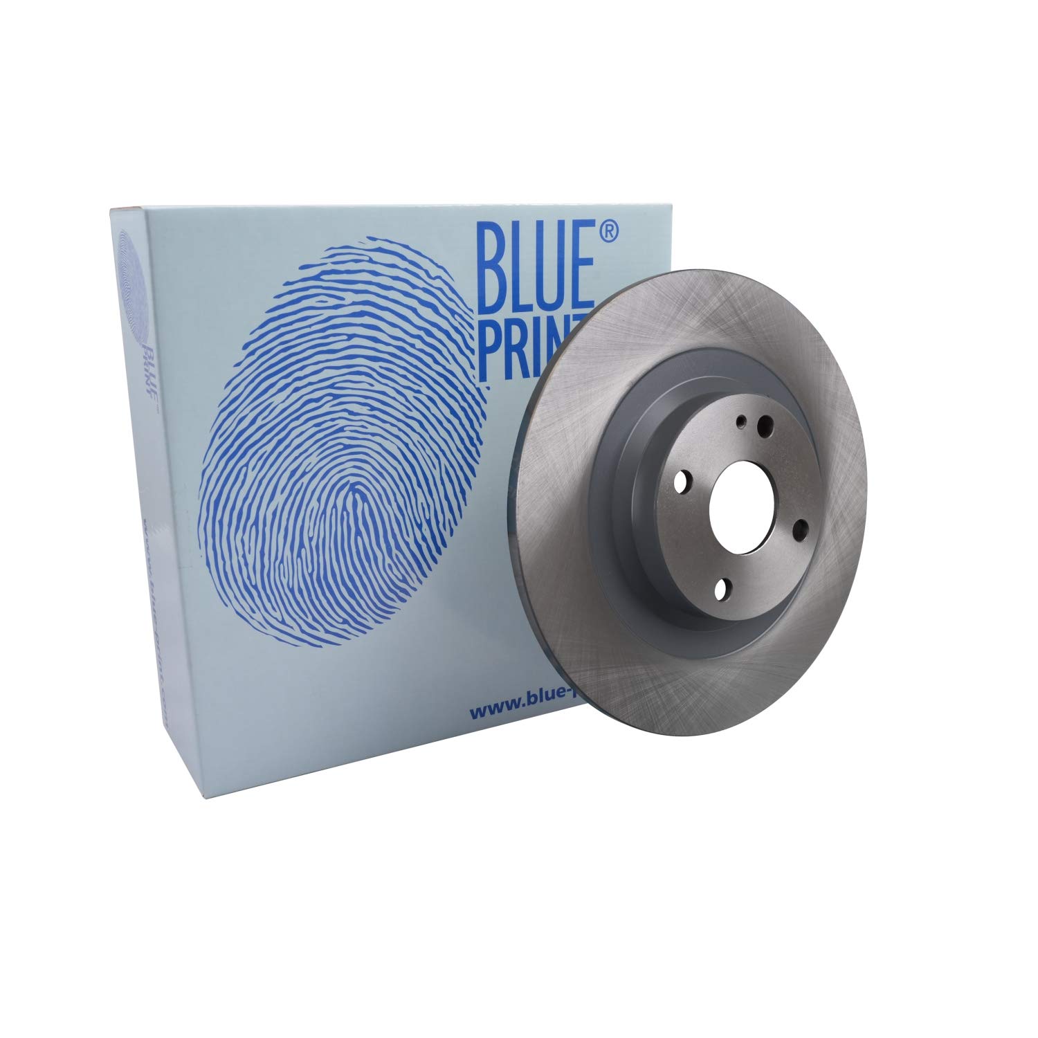 2x Brake disc Rear Axle solid ADM543134 BLUE PRINT for MAZDA FIAT ABARTH