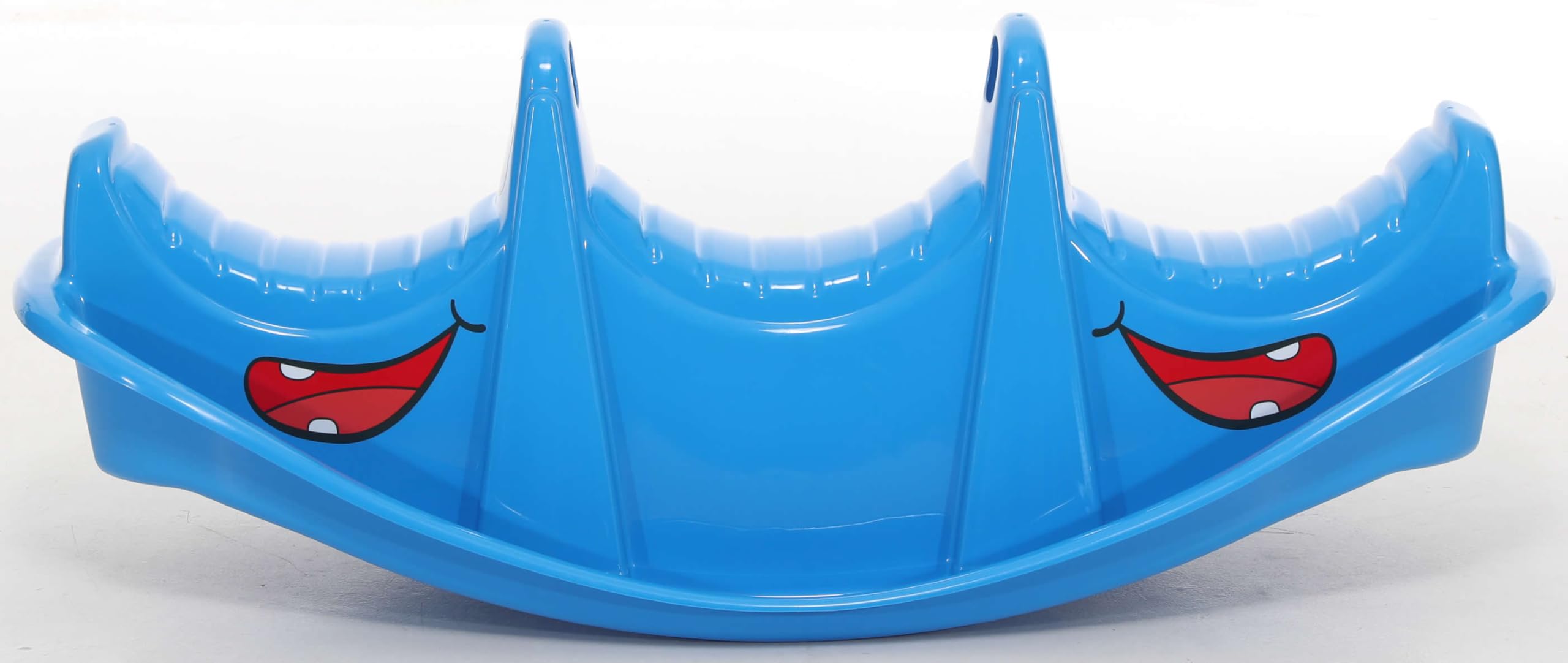 Wippe Rocker Nilpferd Tier Schaukelwippe Kunststoff Kinder Spielzeug blau