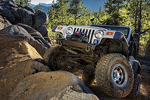 Warn 96805 Vr8-S Electric 12V Winch With Synthetic Rope: 3/8" Diameter X 90' Length, 4 Ton (8,000 Lb) Pulling Capacity #TOP3