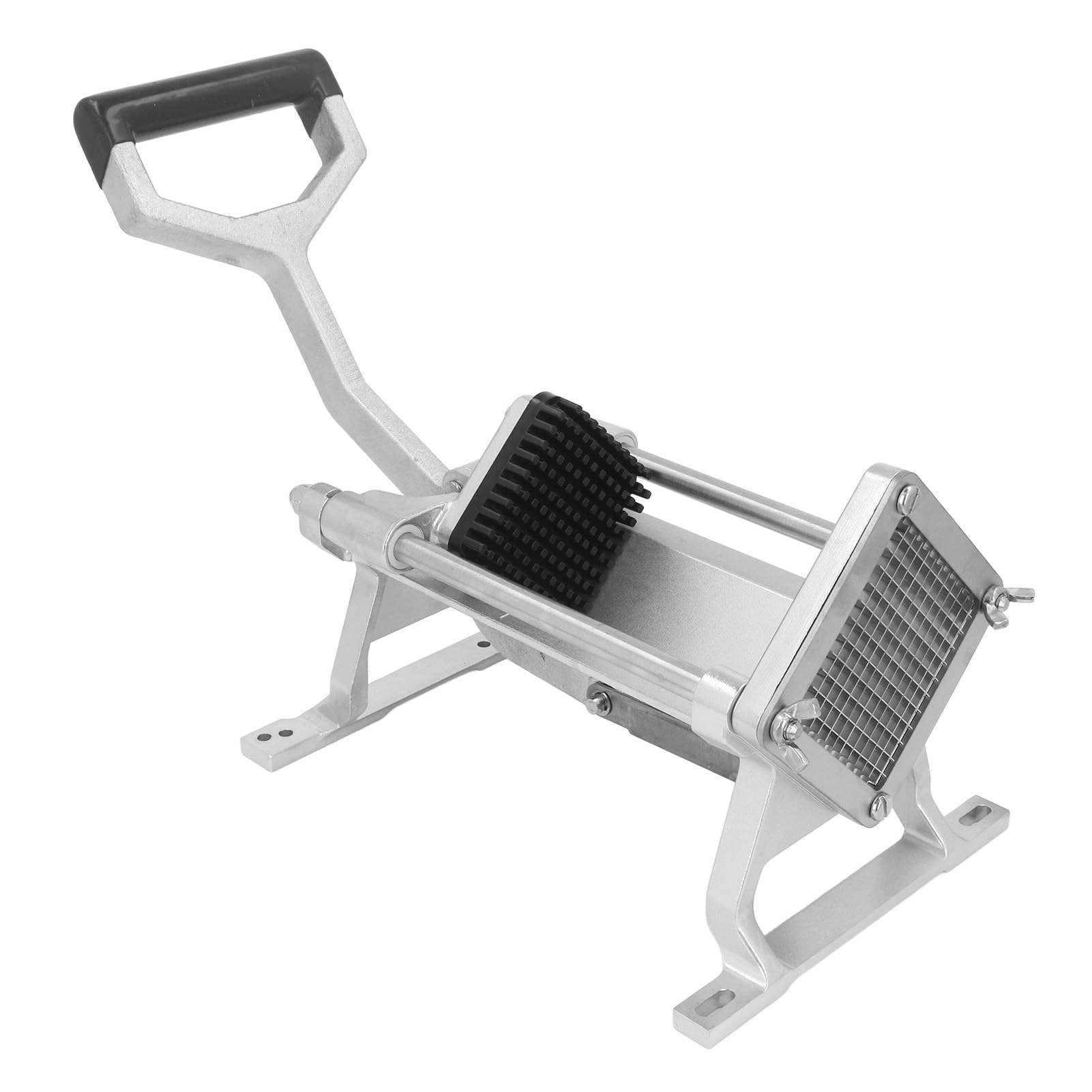 Yctze Edelstahl French Fry Cutter - Gewerblicher Kartoffelschneider für Karotten, Gurken und Auberginen mit Anti -Rutsch Basis und Einfacher Betrieb