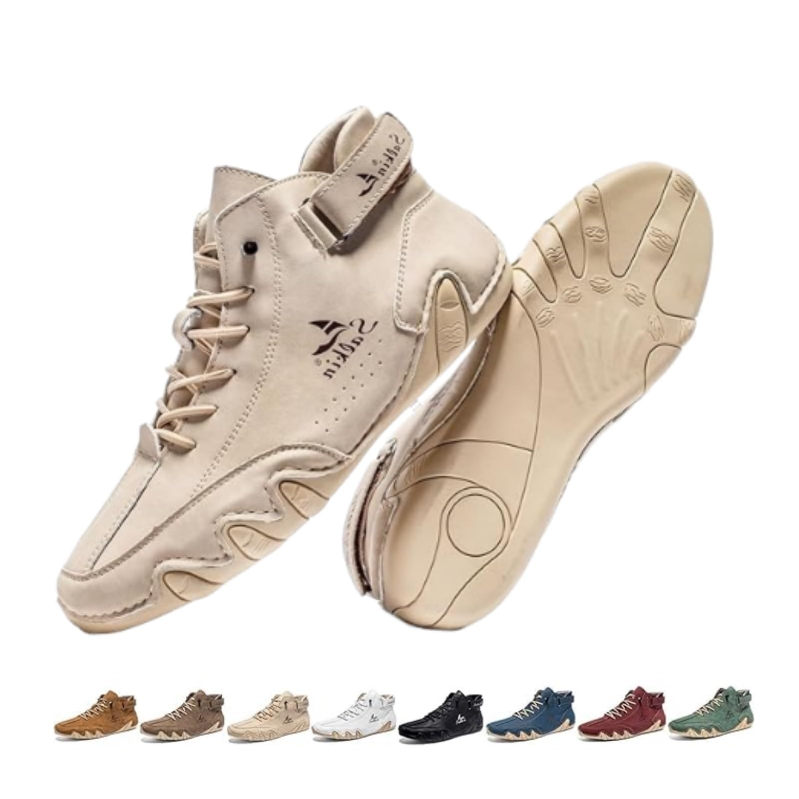 Zapatillas Ortopédicas Hechas A Mano para Hombre, Zapatos Descalzos Cuero | Botas descalzas, zapatos ortopédicos para hombres, ergonómicas, impermeables, zapatillas de deporte