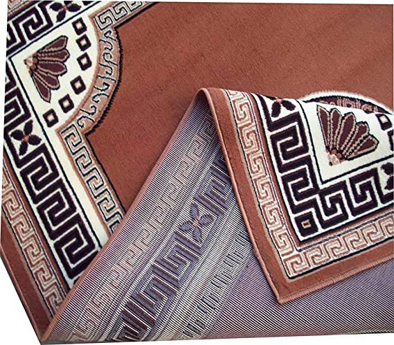 Image of Soft Modern Washable Beautiful Acrylic Rugs for Home Decor Living Room 5x7 Feet (150 x 200 Cm) Gold Color, rectangular