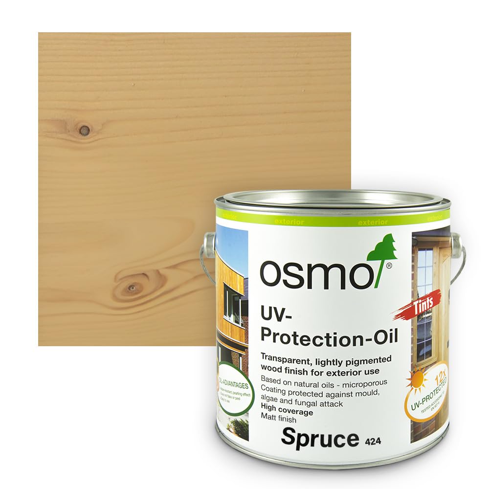 Osmo Spruce, 424 Uv Protection Oil Extra, Matt Tints (, 750 Ml)