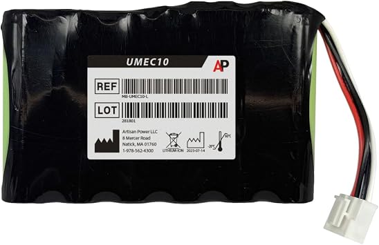 Artisan Power Replacement Battery for The Mindray uMEC10 | 6900 mAh Li-ion Rechargable Battery Replacing Model LI13S001A LI23S005A, LI23S003H, 15-037896-00, 022-000273 -00, 31CR19/65-2, 31NR19/66-2