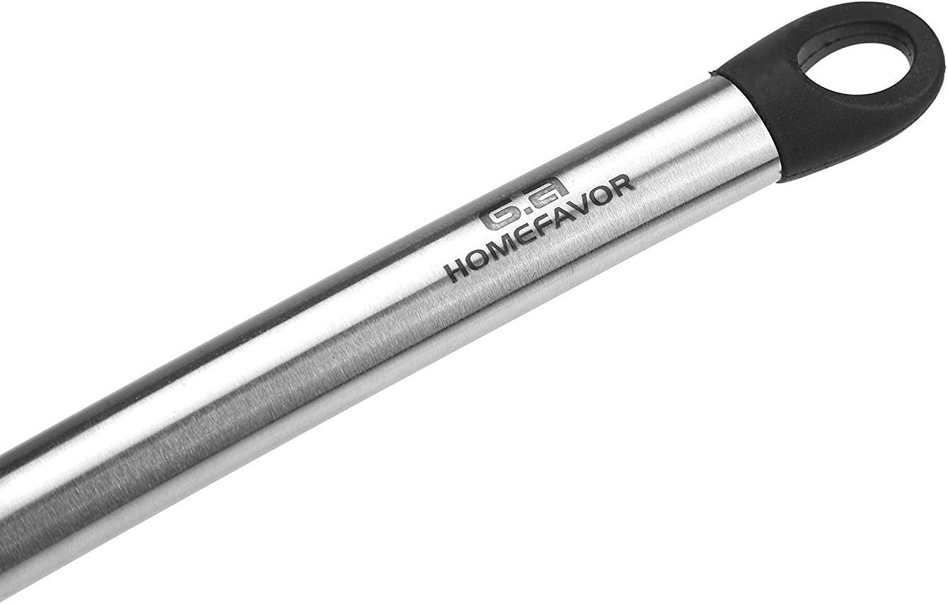 GA Homefavor Pasta Fork Stainless Steel Spaghetti Server Black