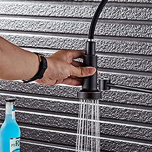 Robinet mitigeur de cuisine avec bec pivotant et type à tirette - 3