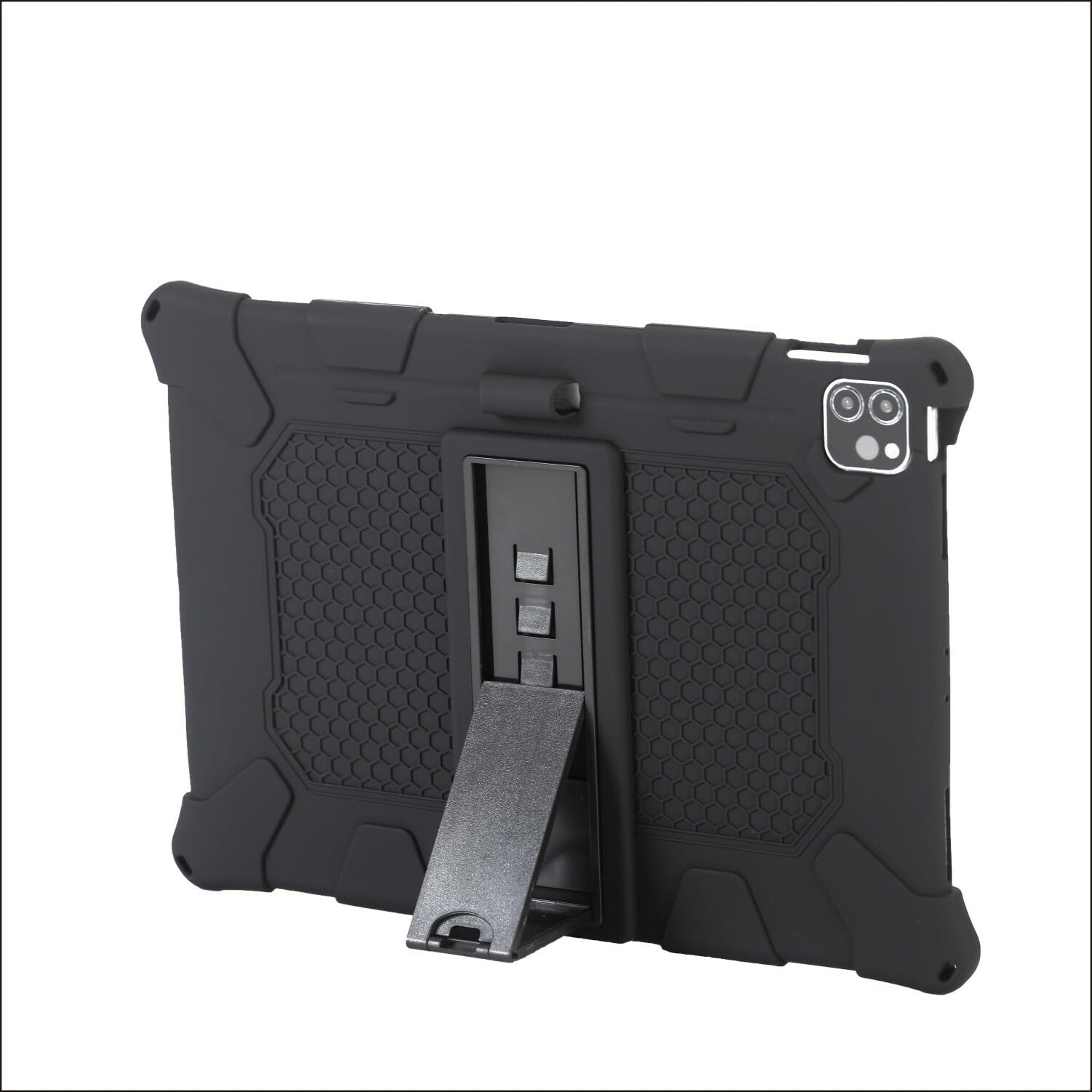 Generic Custodia compatibile con iPad Pro 11" 2018 (colore: nero) Custodia posteriore rigida antiurto in morbido silicone antiurto
