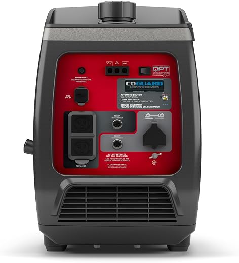 Briggs &Amp; Stratton P2400 Powersmart Series Inverter Generator With Quiet Power Technology And Co Guard, 2400 Starting Watts 1800 Running Watts, Black (030758)