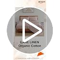 Image of LANE LINEN 100% Organic Cotton Fitted Bedsheet for King Size - Sepia Rose | GOTS Certified, Percale Weave, 78x72 inches, Fits Upto 12 inch Mattress, Soft, Breathable, Washable, 2 Pillow Covers
