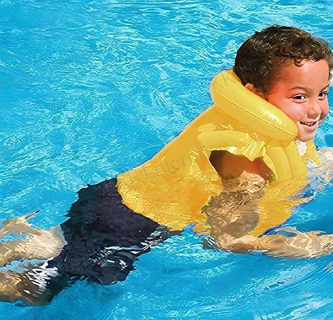 Swimming Ring Adult Inflatable Pool Float Tube Circle Water Toys Air Mattress Pool Swim Tube (Multi Color) (Adult Swimming Ring | 50 * 47 cm only Swim Jacket