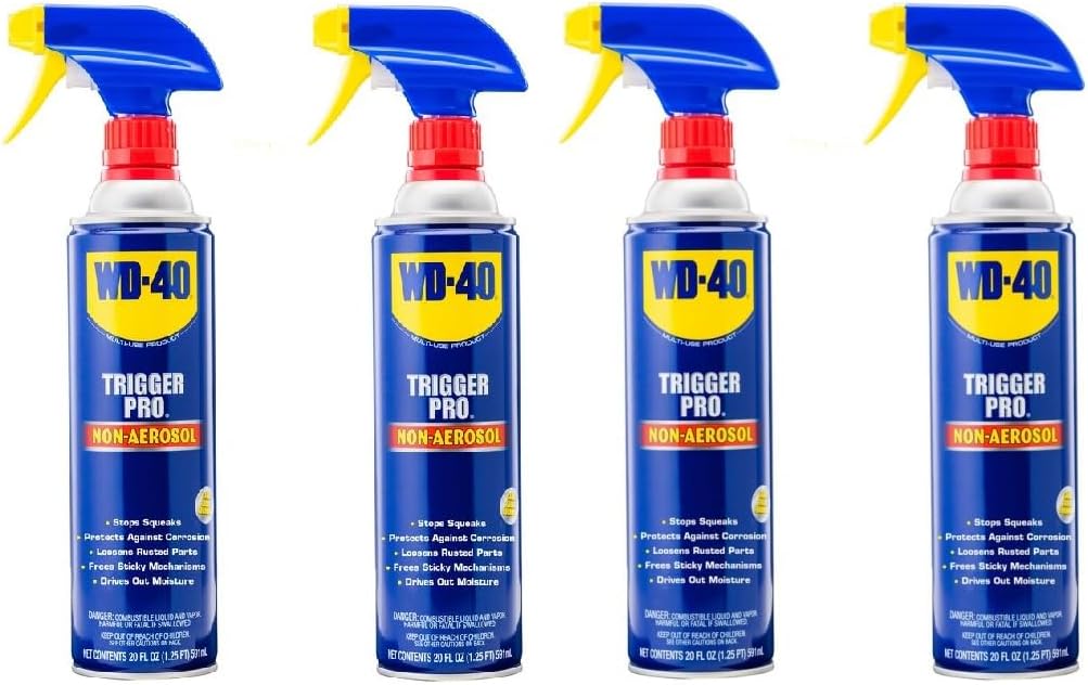 WD-40 Multi-Use Product Non-Aerosol Trigger Pro, 20 OZ [4-Pack]