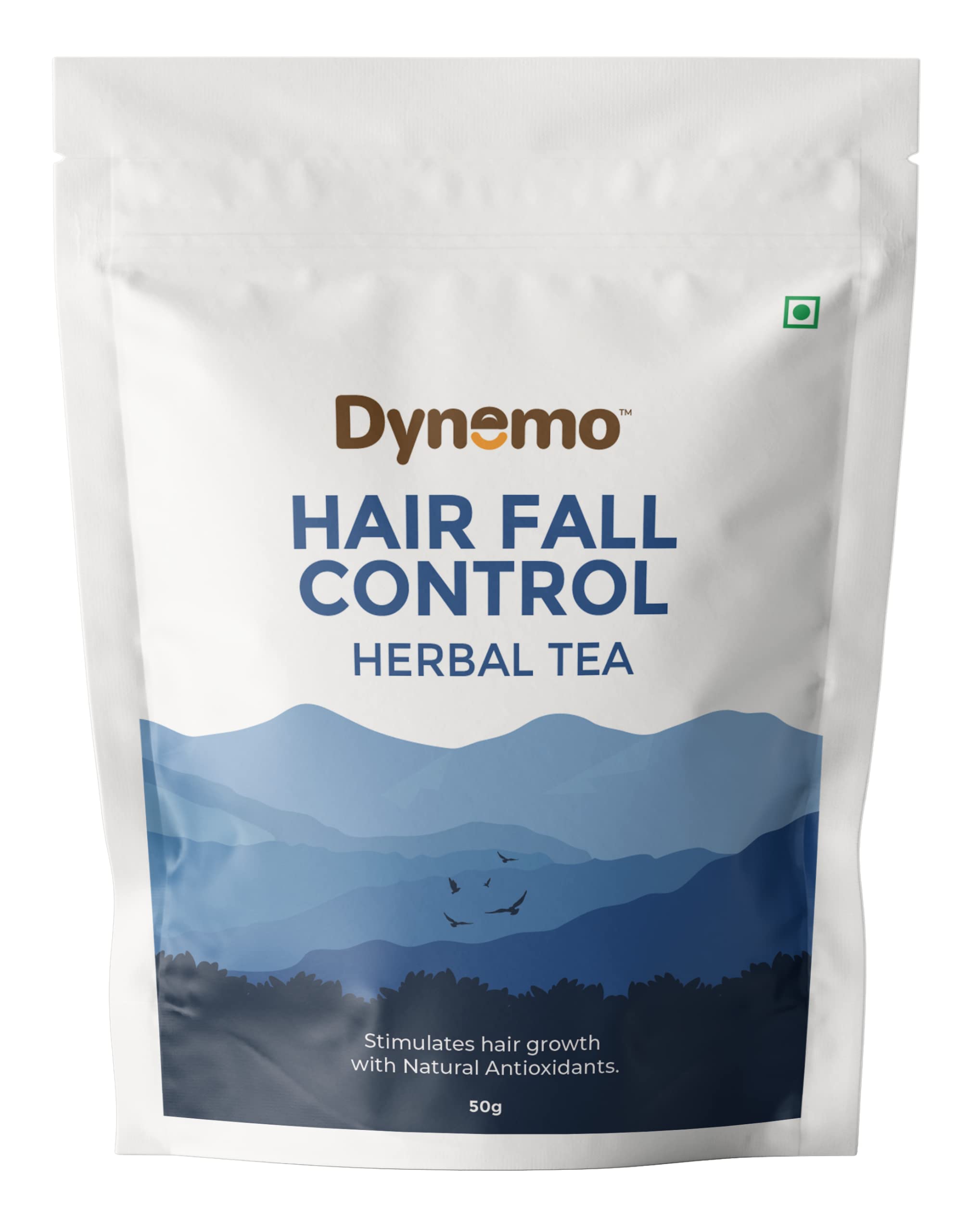 Dynemo Hair fall Control Herbal Tea/Great Option to Stop Hair Fall/Healthy Scalp, Natural Way for Hair Care (50 gm)