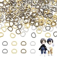 FINGERINSPIRE Lot De 200 Mini Boutons Ronds En Alliage De 4 Couleurs De