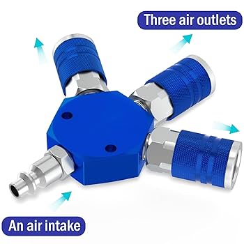 Amazon.com: MEANLIN MEASURE 3-Way Air Manifold with 200 Psi