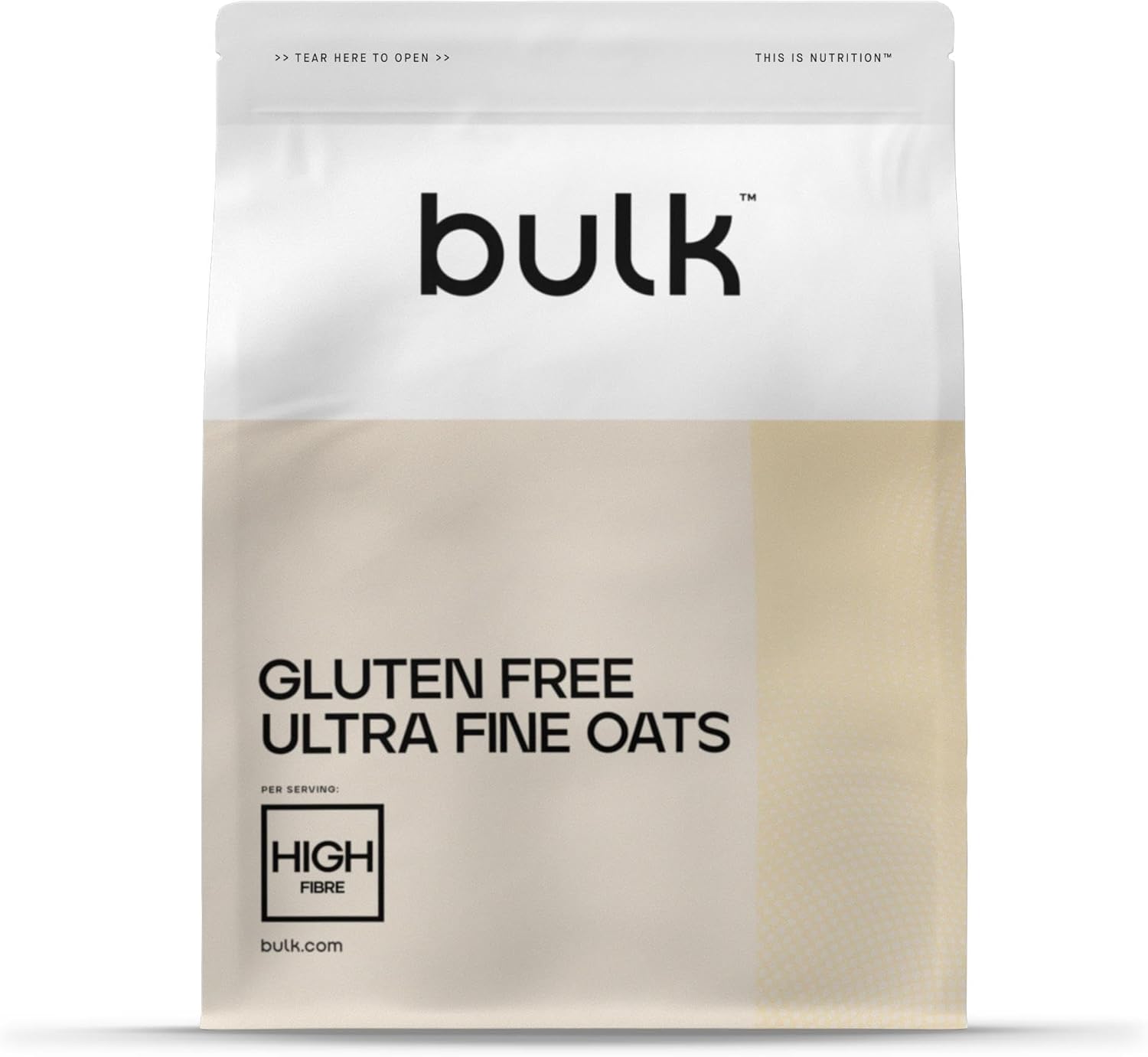 Bulk Avena in polvere senza glutine 2.5kg 50 porzioni