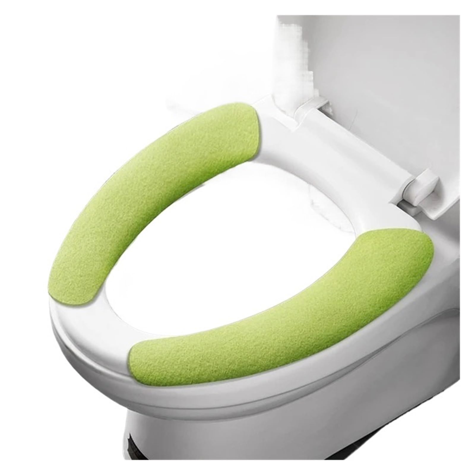 GNYVZXPLQ Toilet Seat Cover Pads, Toilet Seat Pad Cover Sticker Multicolor Electrostatic Adsorption Washability Warmth(Green)