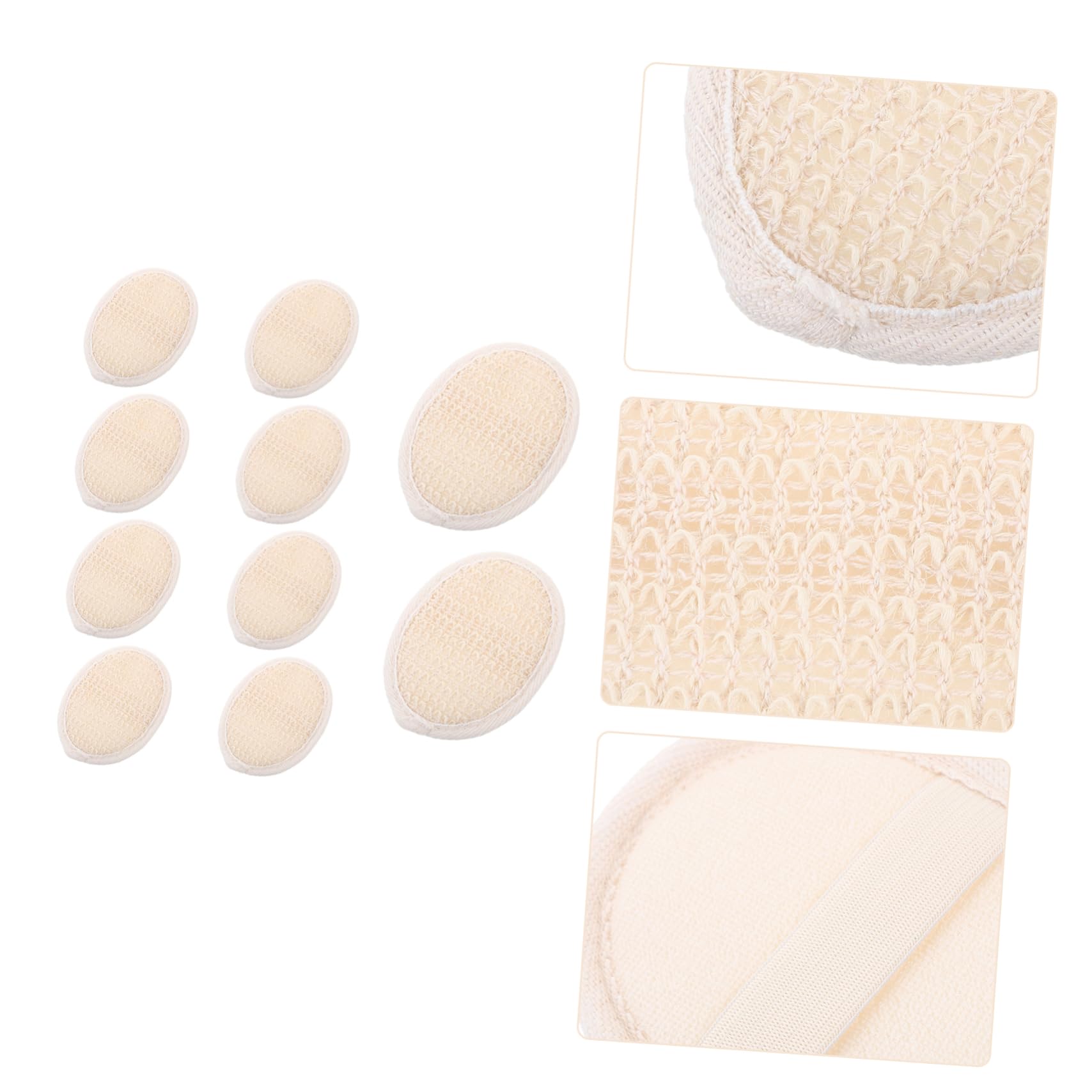 Healeved 30pezzi Spugne Esfolianti Riutilizzabile Luffa Per Doccia Accessori Per Per e